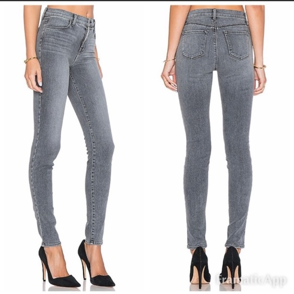 J Brand Denim - 🐺J Brand Maria High Waist Skinny Jeans size 32 Pebble color